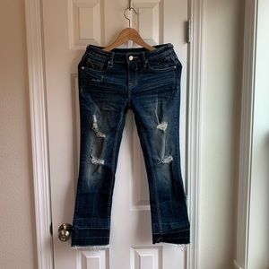 Vigoss crop slim straight jeans